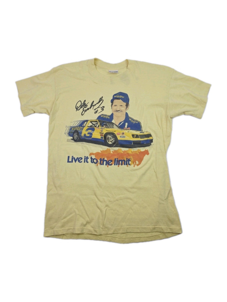 Rare Vtg Street Wise 80s Dale Earnhardt #3 Wrangler Nascar Racing T-Shirt Xl